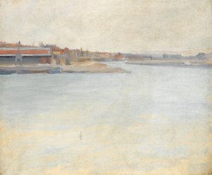 Boulogne sur Mer - näkymä satamaan tekijältä Albert de Belleroche